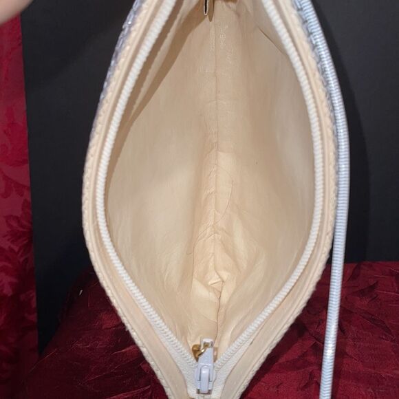 Vintage JW Robinson’s White Chainmail Mesh Evening Bag - Picture 8 of 12